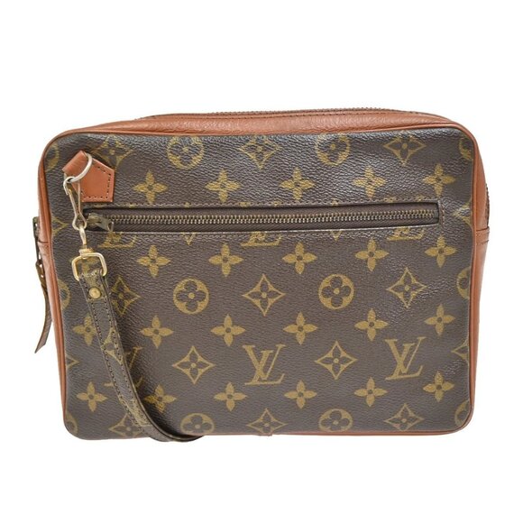 LOUIS VUITTON Pochette Sport Shoulder Bag Monogram Brown N0.183 04FC040 - Picture 1 of 16